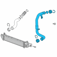 OEM GMC TUBE-CHRG AIR CLR OTLT AIR Diagram - 84836353