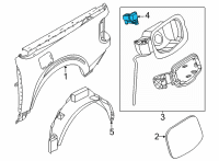 OEM Ford Maverick Fuel Door Actuators Diagram - ML3Z5428610A