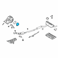 OEM 2017 Nissan Juke Clamp Diagram - 14464-BV80A