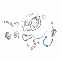 OEM Nissan NV1500 Key Interlock Cable Assembly Diagram - 34908-7S000