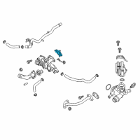 OEM 2020 Kia Optima Gasket-Water Pump, Lower Diagram - 251232E270