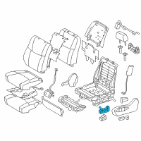 OEM 2008 Toyota Avalon Adjuster Switch Diagram - 84070-AC010