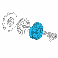 OEM Ford Explorer Pressure Plate Diagram - YL5Z-7563-AA