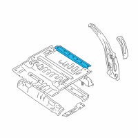 OEM Chevrolet Tracker Panel, Rear Floor (On Esn) Diagram - 30026897