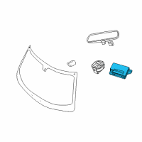 OEM Dodge Charger Module-Rain Sensor Diagram - 5026608AD