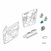 OEM Ford Expedition Lock Switch Diagram - 6L2Z-14028-AAA