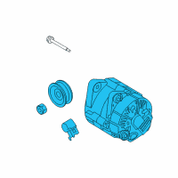 OEM Hyundai Genesis Coupe Generator Assembly Diagram - 37300-3C180