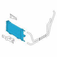 OEM 2013 Nissan NV200 Oil Cooler Assy Diagram - 21606-JD31A