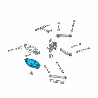 OEM Chrysler Crossfire Shield-Suspension Diagram - 5101401AA