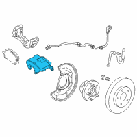 OEM 2012 Chevrolet Cruze Caliper Diagram - 13301189