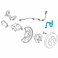 OEM 2015 Chevrolet Volt Brake Hose Diagram - 13399770