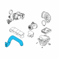 OEM BMW Z3 Suction Tube Diagram - 13-71-1-743-351