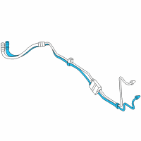 OEM 2008 Jeep Liberty Hose-Oil Cooler Pressure And Ret Diagram - 55037841AK