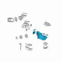 OEM 2006 Ford Freestar Evaporator Assembly Diagram - 6F2Z-19B555-FA