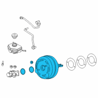 OEM BMW 320i xDrive Brake Servo Diagram - 34-33-6-851-099