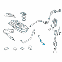 OEM Kia Soul Fuel Pump Sender Assembly Diagram - 94460B2500