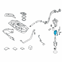 OEM Kia Fuel Pump Filter Diagram - 31112A7000