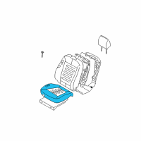 OEM 2007 Hyundai Santa Fe Seat Cushion Pad Diagram - 882000W000J4R