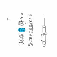 OEM 2006 Acura RL Rubber, Front Spring Mounting Diagram - 51686-SJA-003