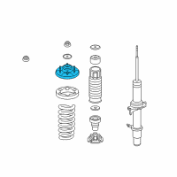 OEM 2007 Acura RL Rubber, Front Shock Absorber Mounting Diagram - 51920-SJA-013