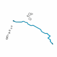 OEM Hyundai Elantra Bar-Front Stabilizer Diagram - 54811-2D100