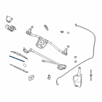 OEM 2005 Pontiac Grand Am Wiper Asm, Windshield Diagram - 22712501