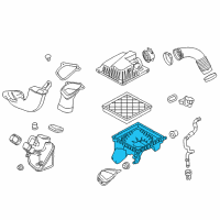 OEM 2014 Chevrolet Cruze Air Cleaner Body Diagram - 13324651