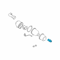 OEM 2003 Ford F-150 Inlet Tube Diagram - 4L3Z-9F843-A