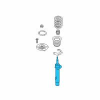 OEM 2015 BMW 335i GT xDrive Front Left Spring Strut Diagram - 31-31-6-873-781