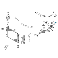 OEM Kia Forte Koup Sensor Assembly-Water Temperature Diagram - 3922038010