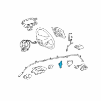 OEM 2004 Toyota Sienna Side Sensor Diagram - 89830-08010