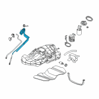 OEM Saturn LW300 Pipe Asm, Fuel Tank Filler Diagram - 10382365