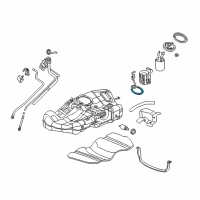 OEM Saturn LS Gasket, Fuel Pump Diagram - 90572065