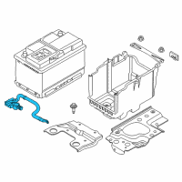 OEM 2016 Ford Fiesta Negative Cable Diagram - CV2Z-10C679-C