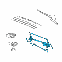 OEM 2019 Acura ILX Link, Front Wiper Diagram - 76530-TX6-A01