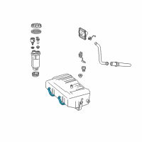 OEM 1991 Dodge B150 Strap-Fuel Tank Diagram - 4026522