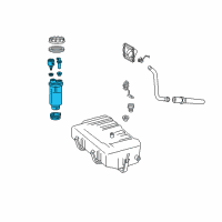 OEM Dodge B150 Module, Fuel Pump/Reservoir and Level Unit Diagram - 52127761