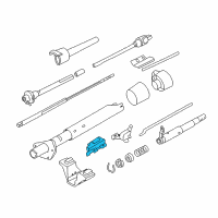 OEM 1986 GMC K2500 Suburban Switch, Steering Column Ignition Diagram - 1990115