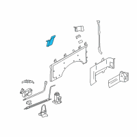 OEM 2011 Ford E-350 Super Duty Quarter Pillar Trim Diagram - F6UZ-1631004-AAB