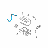 OEM Dodge Battery Positive Wiring Diagram - 68207017AD