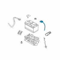 OEM 2020 Chrysler 300 Battery Cable Harness Diagram - 68306895AA