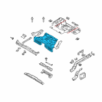 OEM 2018 Ford Mustang Floor Pan Diagram - FR3Z-6311160-B