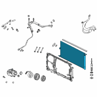 OEM 2012 Ford Expedition Condenser Diagram - AL1Z-19712-B