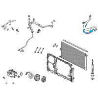 OEM Ford Discharge Line Diagram - AL3Z-19972-A