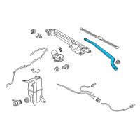 OEM 2014 Toyota Sequoia Wiper Arm Diagram - 85211-0C020