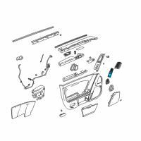 OEM 2008 Cadillac XLR Window Switch Diagram - 10347279