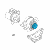 OEM 2010 Ford Ranger Pulley Diagram - FOCZ-10344-AA