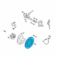 OEM 2019 Kia K900 Disc Assembly-Rr Brake Diagram - 58411J6000