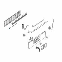 OEM 2011 Nissan Titan Lock Assembly-Rear Gate, Right Diagram - 90500-ZJ00A