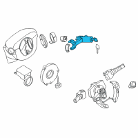 OEM 2012 Nissan Sentra Frame-Steering Lock Diagram - 48701-ET100